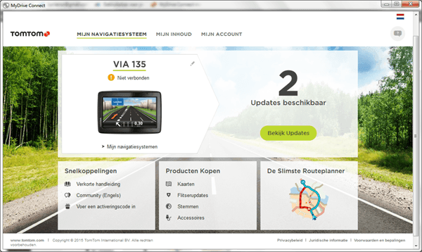 tomtom home or mydrive connect
